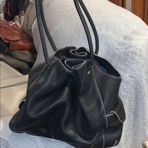 Cole Haan black leather purse